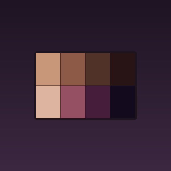Eye makeup palette